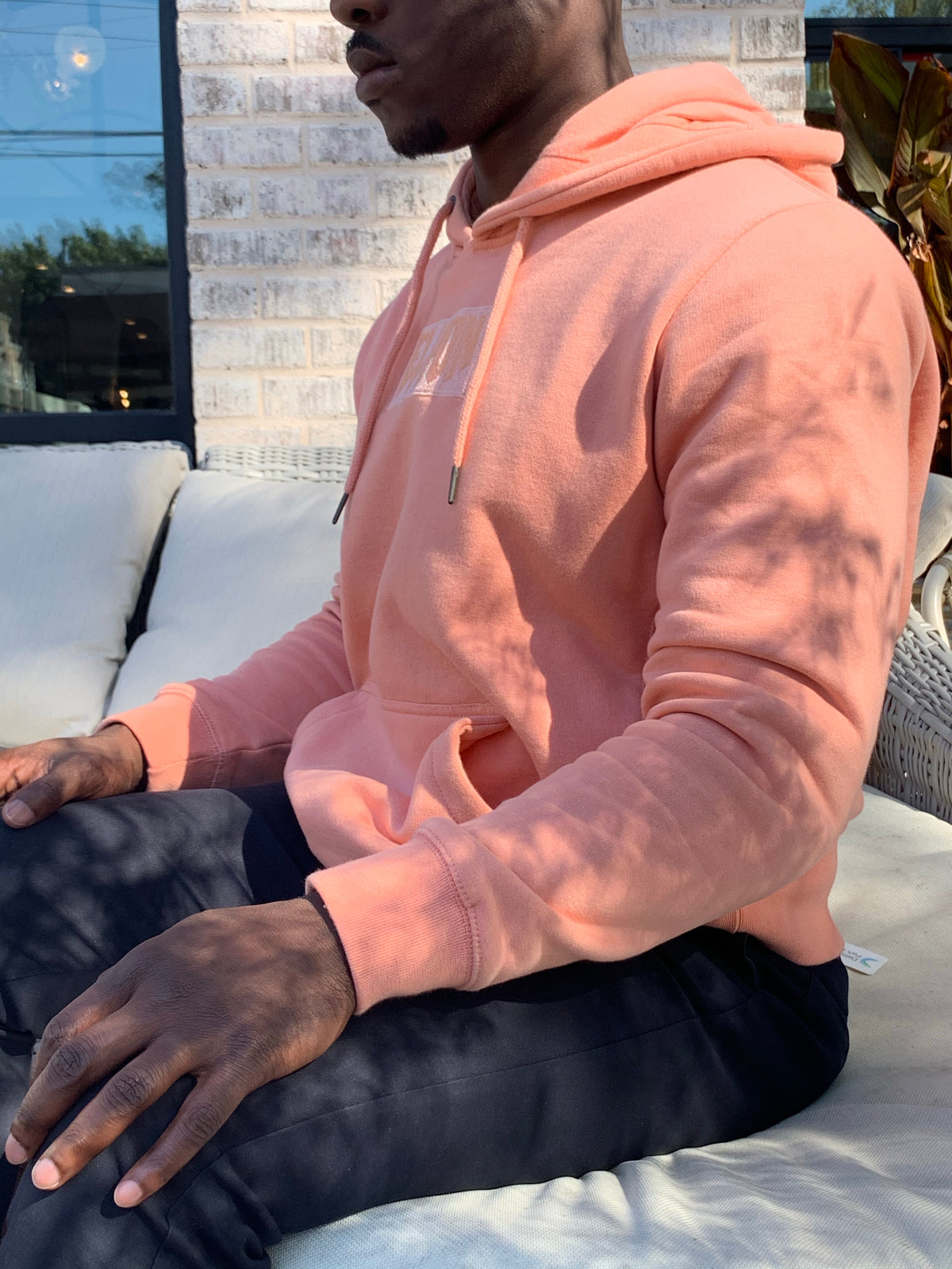 Elyon Logo Hoody Salmon